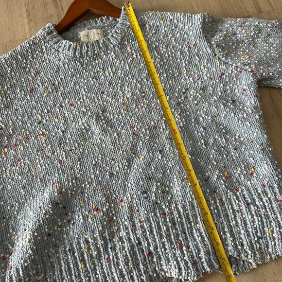 Francesca's Jun & Ivy Speckled Sweater - Picture 7 of 9